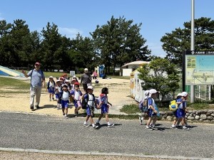 二色の浜へ臨海保育に行きました！（３・４・５歳児さん）