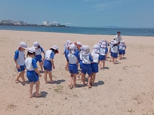 二色の浜へ臨海保育に行きました！（３・４・５歳児さん）